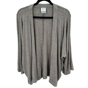 PrAna Womens Gray Lightweight Tencel Modal Blend Open-Front Cardigan Size S